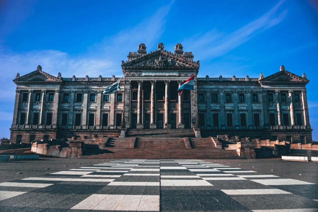 Legislative palace of uruguay