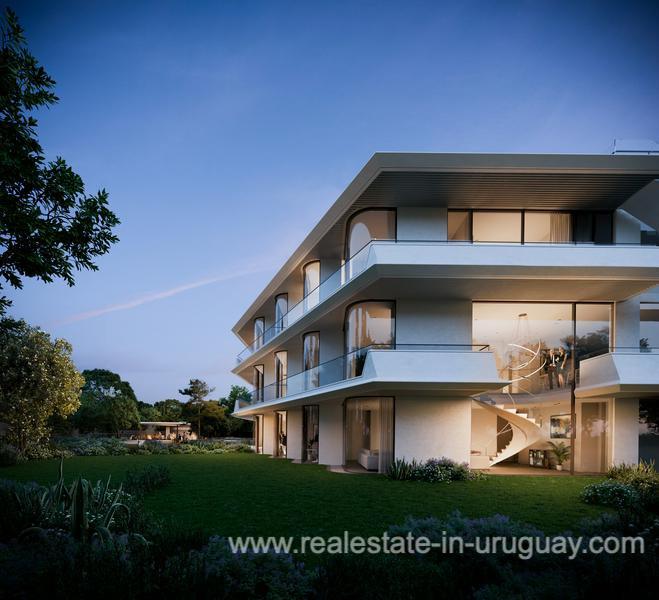 Luxury beachfront duplex in The Edge building in Montevideo, Uruguay